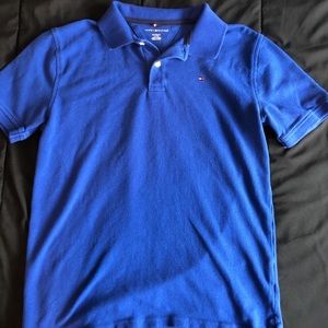 Blue Tommy Hilfiger Collared Shirt